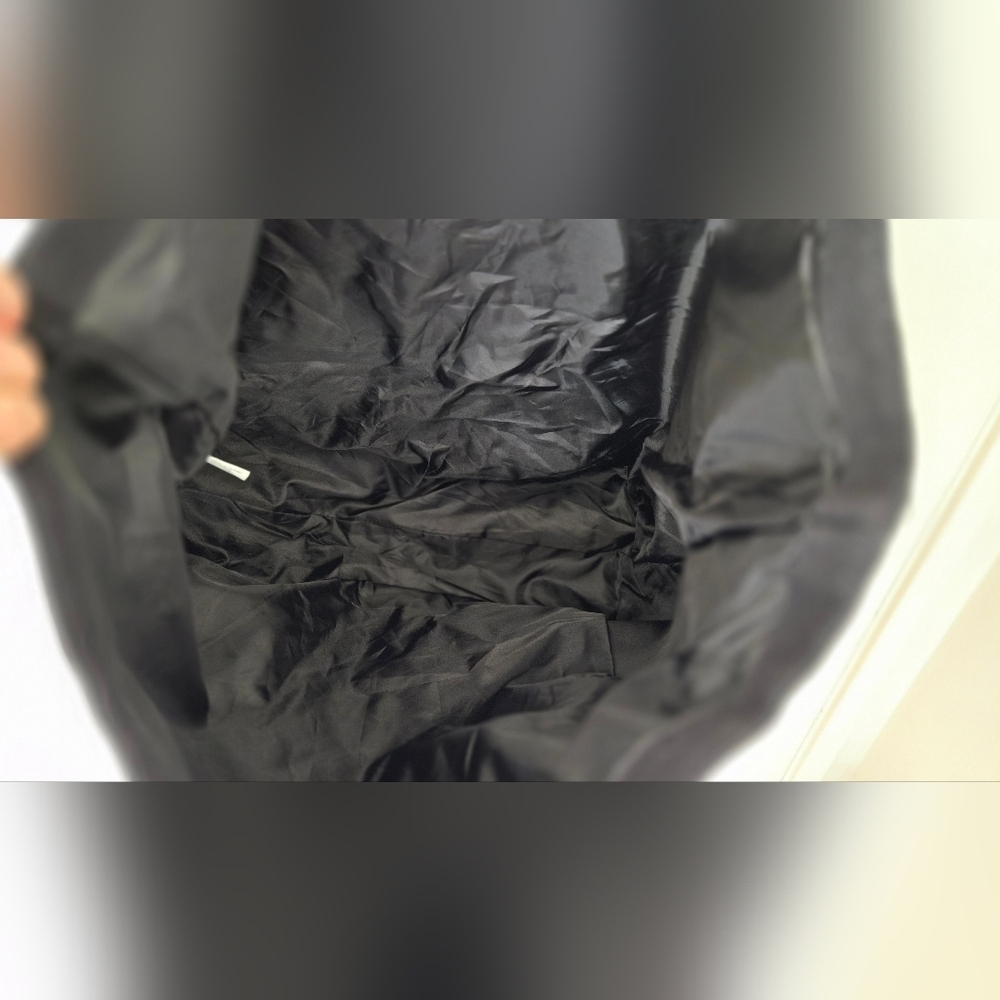 Victoria's Secret Extra Large Black Canvas Tote Bag - Picture 5 of 6